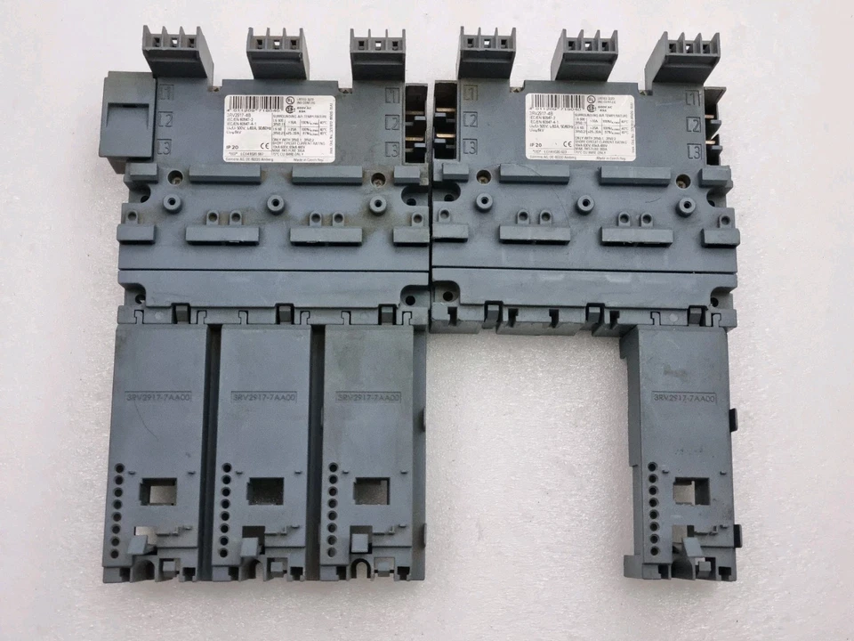 Siemens 3RV2917-4B Bsbar/Power Distribution Base Block for 3RV2